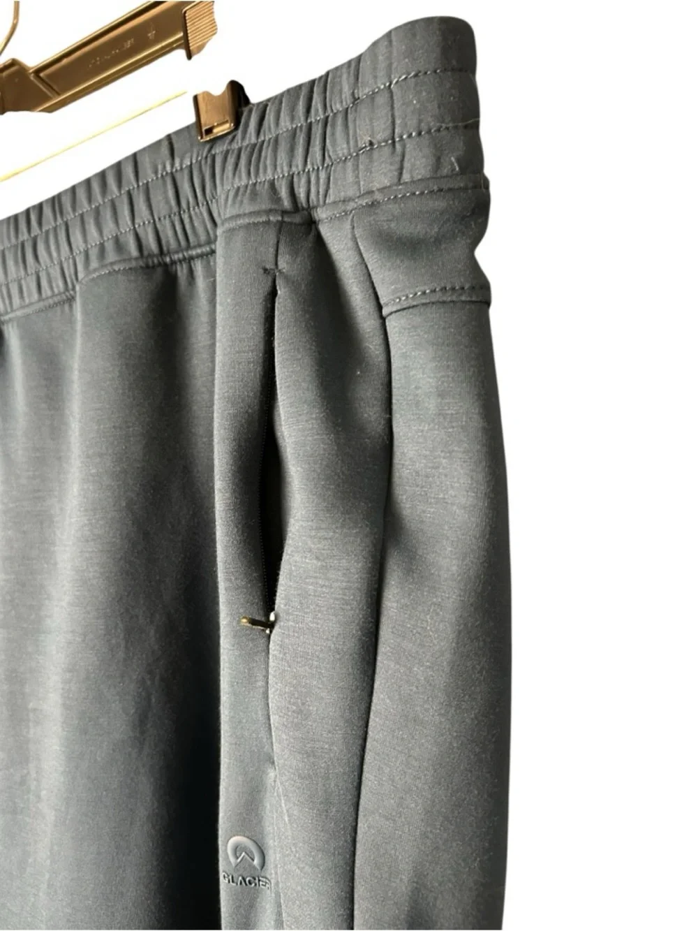 Glacier Men's Real Navy Zipper Pocket Jogger Pants Size XL
